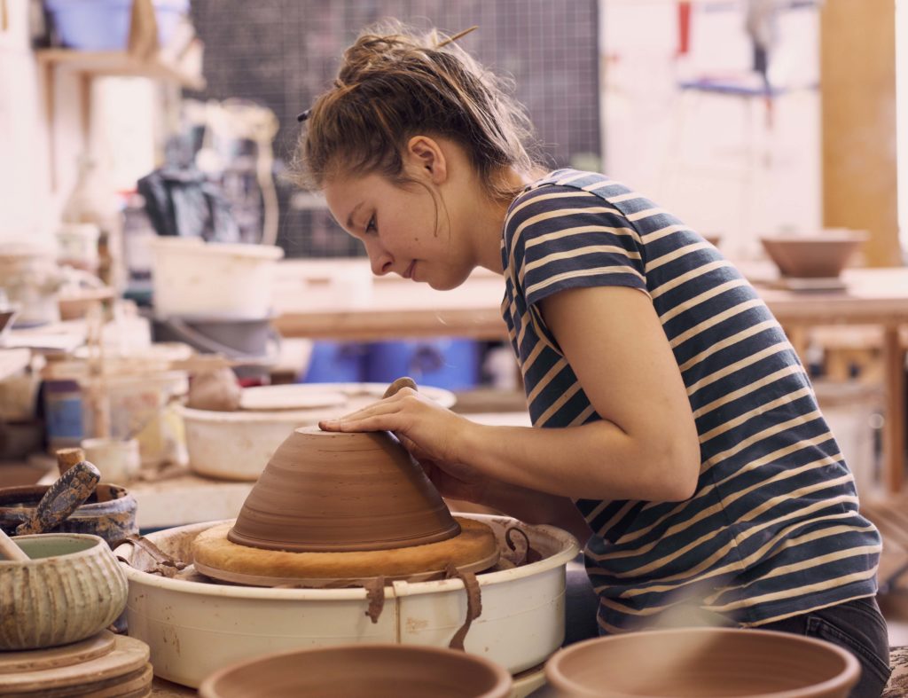 Leach Pottery Apprentice Annabelle Smith