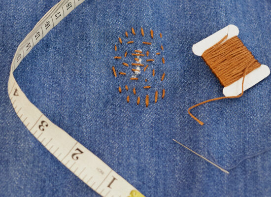 Mending with Makers HQ: How to repair ripped clothes with visible mending